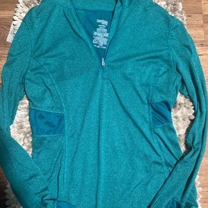 Danskin Now Green Half Zip